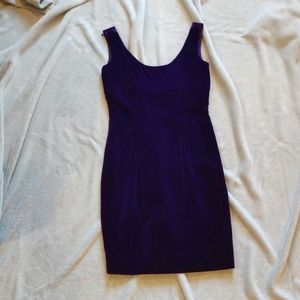 AJ Bari Petites - Royal purple Velvet Dress - Size 4